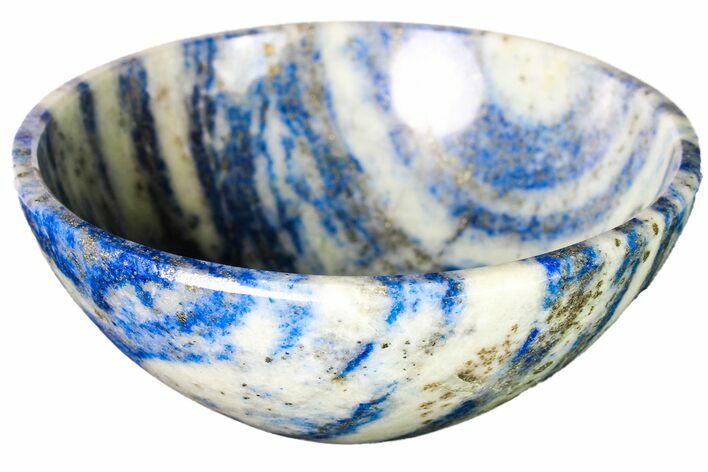 Polished Lapis Lazuli Bowl - Pakistan #153252